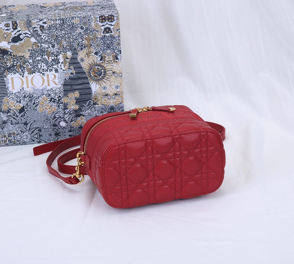 Christian Dior SMALL DIORTRAVEL VANITY CASE RED
