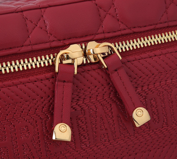 Christian Dior SMALL DIORTRAVEL VANITY CASE RED
