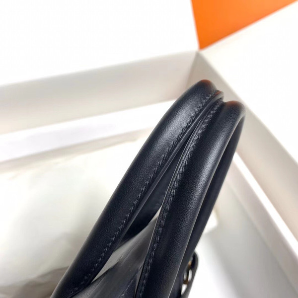 Hermes Black Birkin 25 cm Swift Gold Hardware