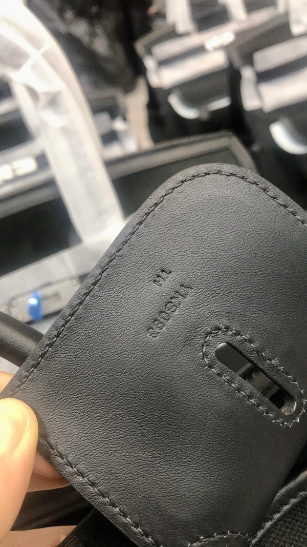 Hermes Limited Edition Cargo Birkin 35 cm Black Swift and canvas