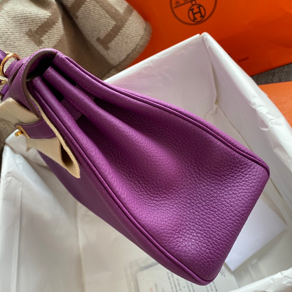 Hermès P9 Anemone Kelly 32 Togo Gold Hardware
