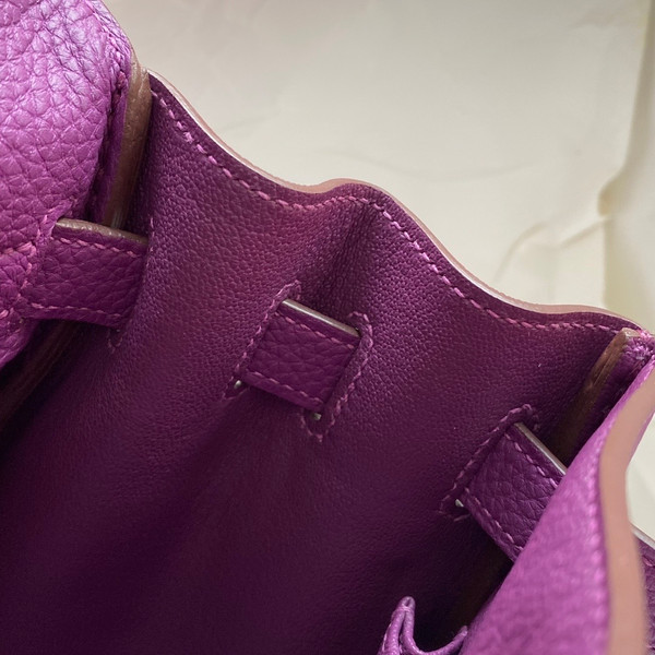 Hermès P9 Anemone Kelly 32 Togo Gold Hardware