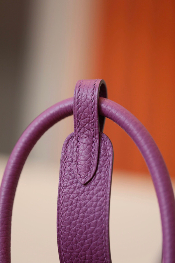 Hermes Lindy 30 P9 Anemone Togo Gold Hardware