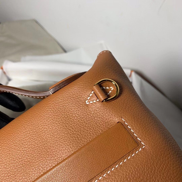 Hermès Mini 24/24 – 21 Bag Gold Evercolor/Swift leather