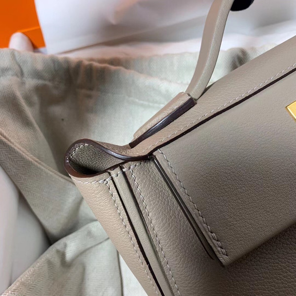 Hermès Mini 24/24 – 21 Bag M8 Gris Asphalte Evercolor/Swift leather