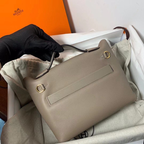 Hermès Mini 24/24 – 21 Bag M8 Gris Asphalte Evercolor/Swift leather