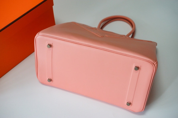 Hermes Shadow Birkin 35 Sakura Pink Swift Palladium Hardware