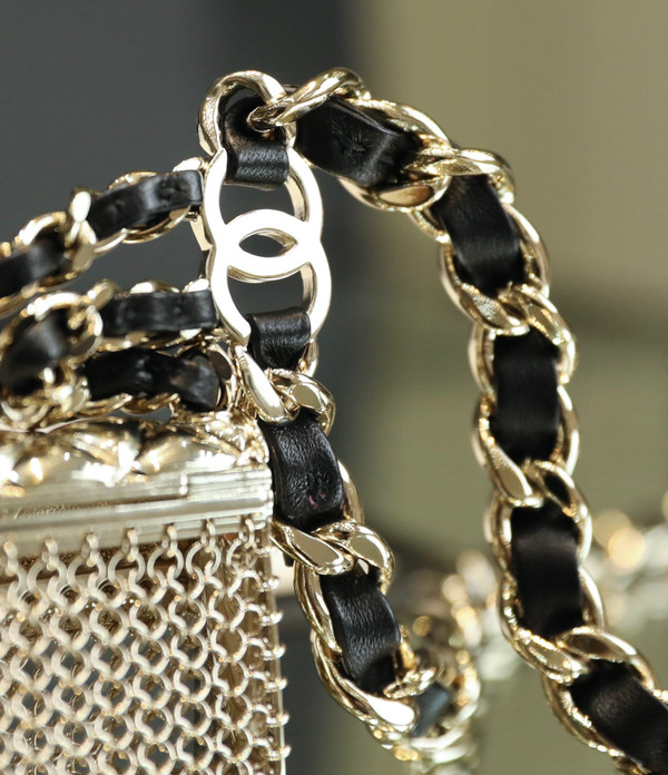 Chanel metal bag belt