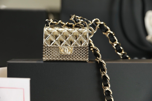 Chanel metal bag belt