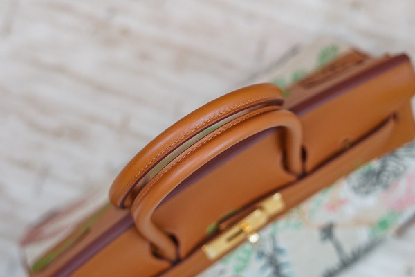 [Online Exclusive]Hermes Faubourg Tropical Birkin 30 Gold