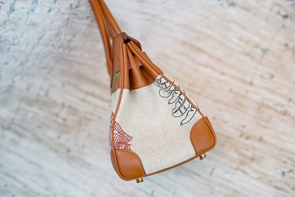 [Online Exclusive]Hermes Faubourg Tropical Birkin 30 Gold