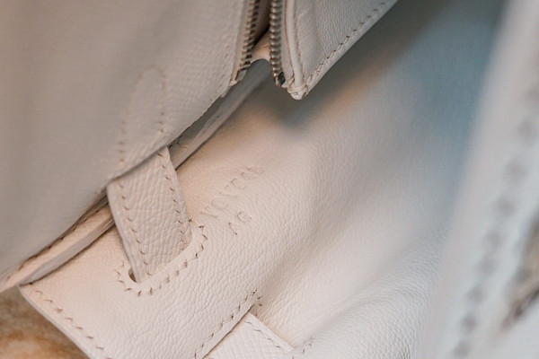Hermes x Jay Ahr Special Edition custom-embroidering White Kelly 28 Bag Epsom Leather Palladium Hardware