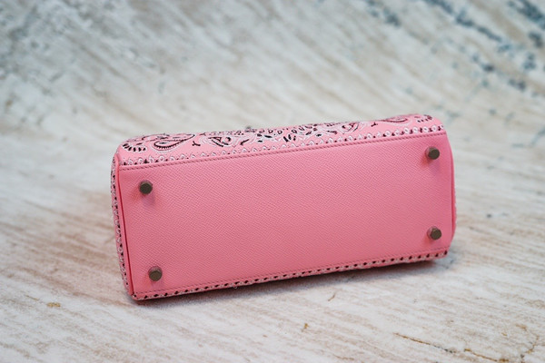 Hermes x Jay Ahr Special Edition custom-embroidering Pink Kelly 28 Bag Epsom Leather Palladium Hardware