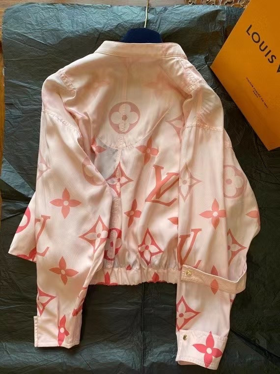 Louis Vuitton 1A8RC3  GRAPEFRUIT GRADIENT MONOGRAM BOMBER JACKET