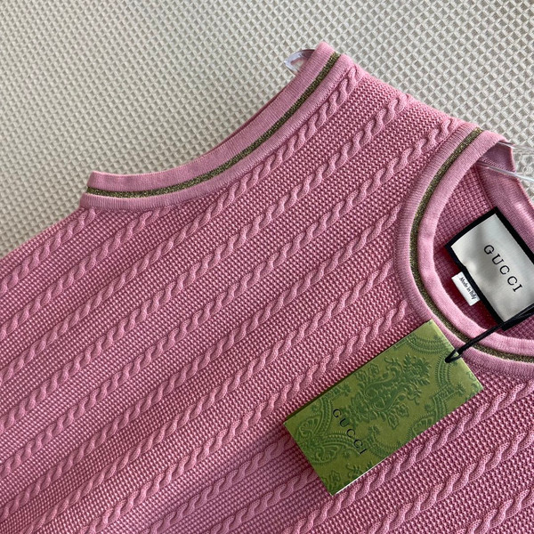 Gucci Double G chain dress Pink