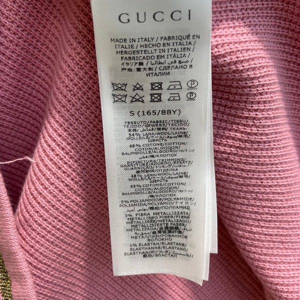 Gucci Double G chain dress Pink