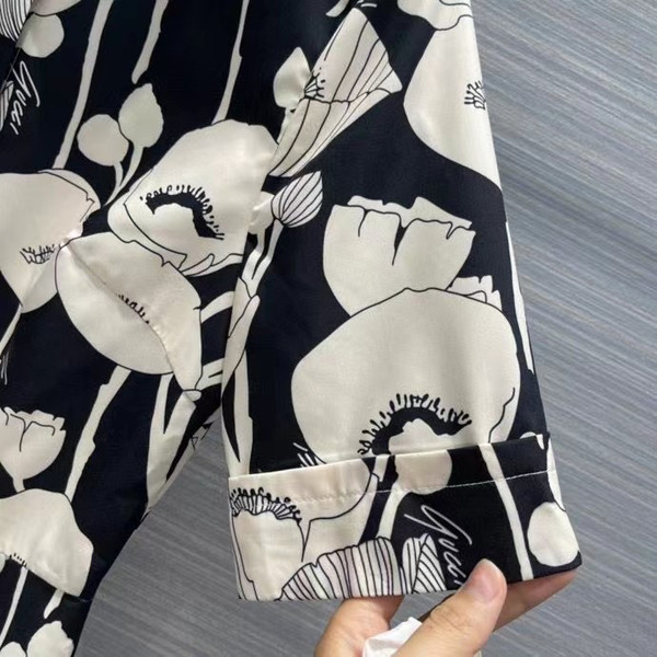 Gucci Poppy flowers print jersey dress