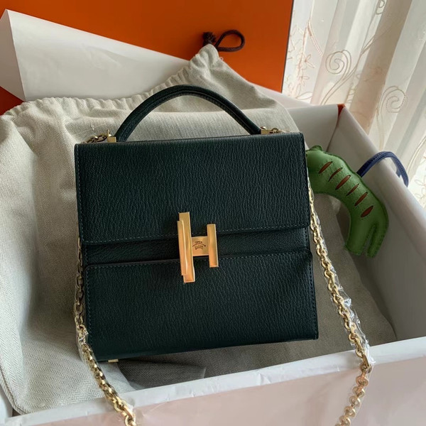 Hermes Cinhetic bag 6O Vert Cypres