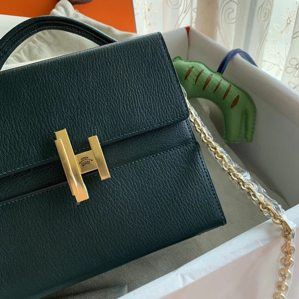 Hermes Cinhetic bag 6O Vert Cypres