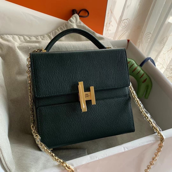 Hermes Cinhetic bag 6O Vert Cypres