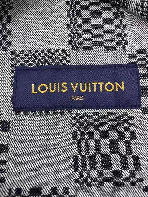 Louis Vuitton 1A8WBK  DISTORTED DAMIER DENIM JACKET