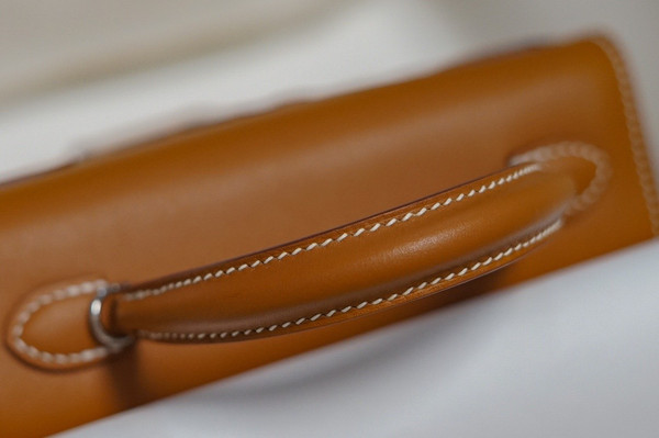 HERMES KELLY 20 MINI PICNIC GOLD SWIFT PALLADIUM HARDWARE