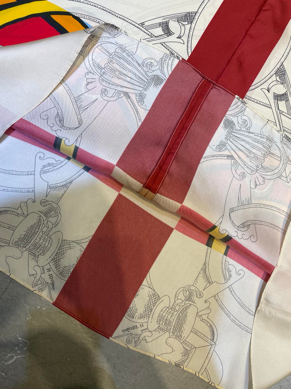 Hermes "L'Instruction du Roy Zoom" flared dress