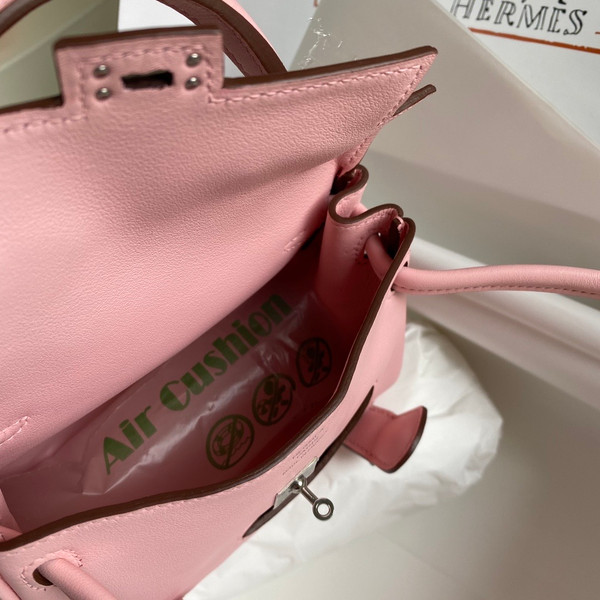 Hermes Quelle Idole Kelly Doll Bag 3Q Sakura Pink Swift Palladium Hardware