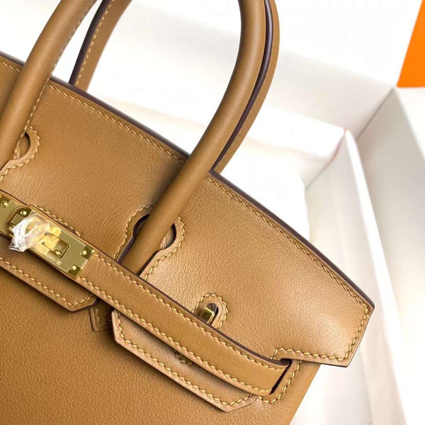 Hermes Beige de Weimer Birkin 25 cm Swift Gold Hardware