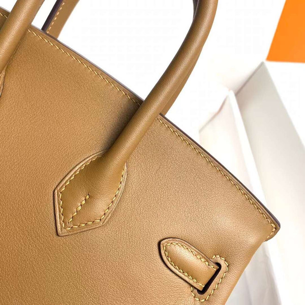 Hermes Beige de Weimer Birkin 25 cm Swift Gold Hardware