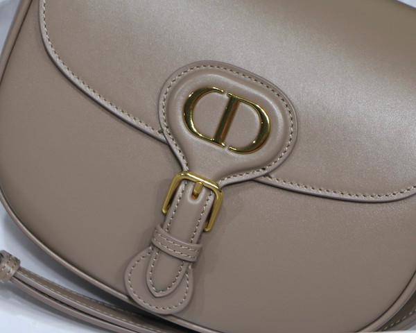 Christian Dior MEDIUM DIOR BOBBY BAG Warm Taupe Grained Calfskin