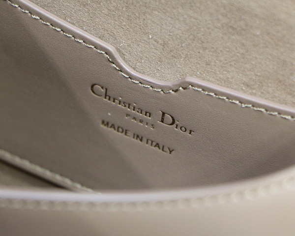 Christian Dior MEDIUM DIOR BOBBY BAG Warm Taupe Grained Calfskin
