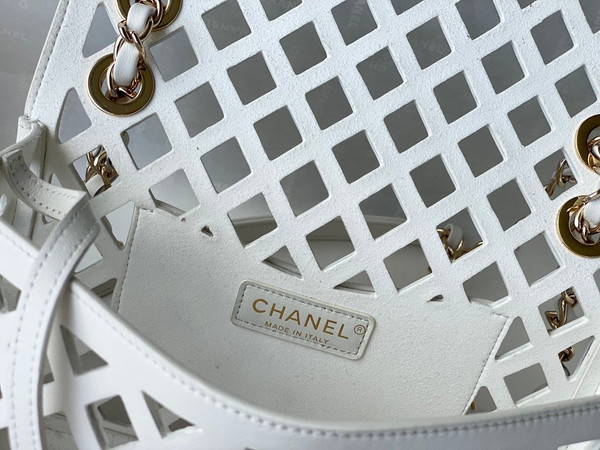 Chanel FLAP BAG AS2370 White