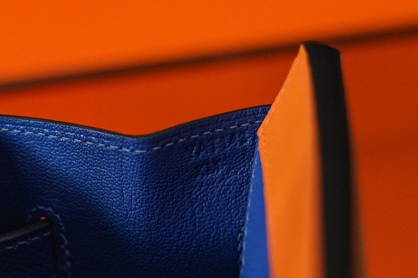 HERMÈS SUNSET RAINBOW SELLIER BIRKIN 35CM IN EPSOM LEATHER WITH PALLADIUM HARDWARE