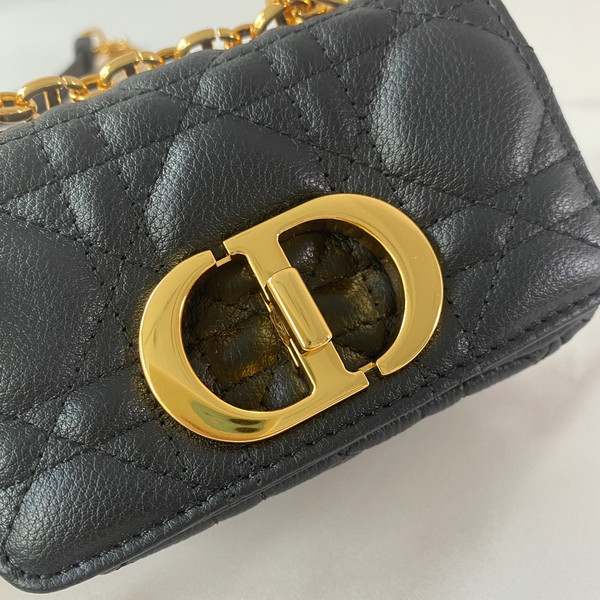 Christian Dior MICRO DIOR CARO BAG Black
