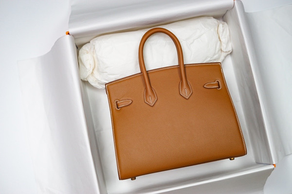 Hermes Birkin 25 Sellier Gold Madame Grain Gold Hardware
