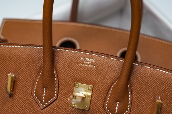 Hermes Birkin 25 Sellier Gold Madame Grain Gold Hardware