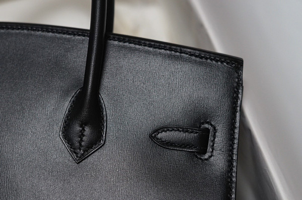 Hermes Birkin 25 Sellier Box Leather Gold Hardware