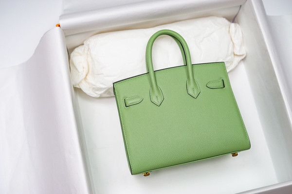 [Exclusive] Hermes 3I Vert Criquet  Birkin 20cm Epsom Gold Hardware