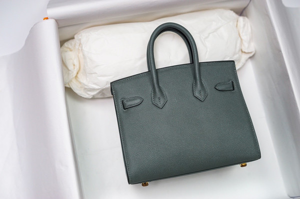 [Exclusive] Hermes Vert Amande  Birkin 20cm Epsom Gold Hardware