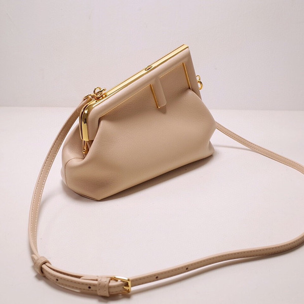 FENDI FIRST MEDIUM Pink leather bag