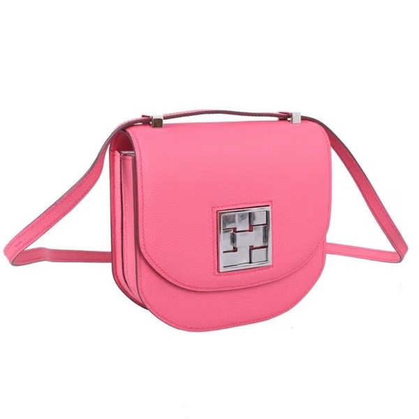 Hermes 8W Rose Azalee Mosaique au 24 - 17 bag Palladium Hardware