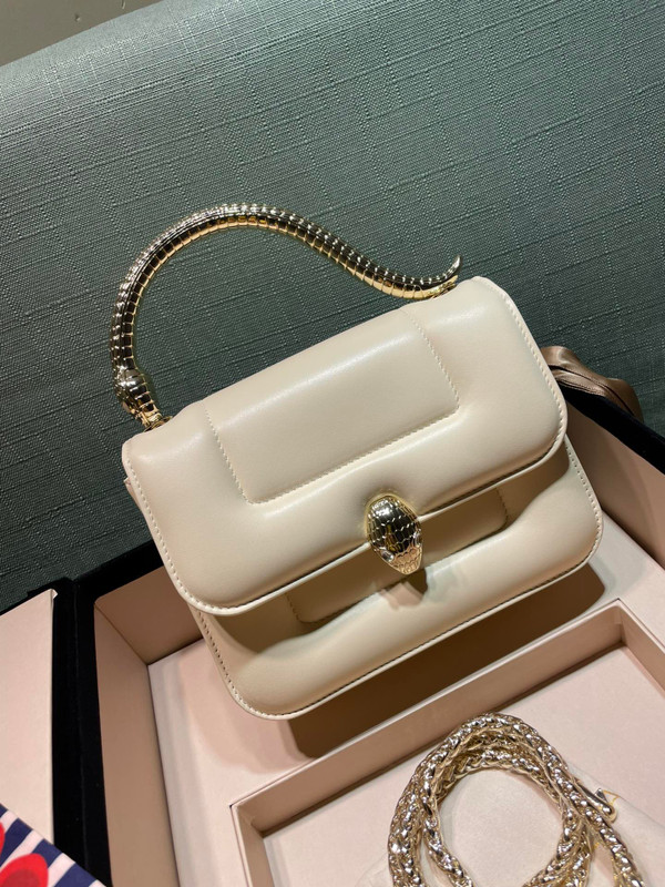 BVLGARI SPECIAL EDITION MARY KATRANTZOU X BVLGARI TOP HANDLE IVORY