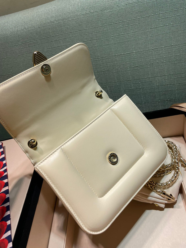 BVLGARI SPECIAL EDITION MARY KATRANTZOU X BVLGARI TOP HANDLE IVORY