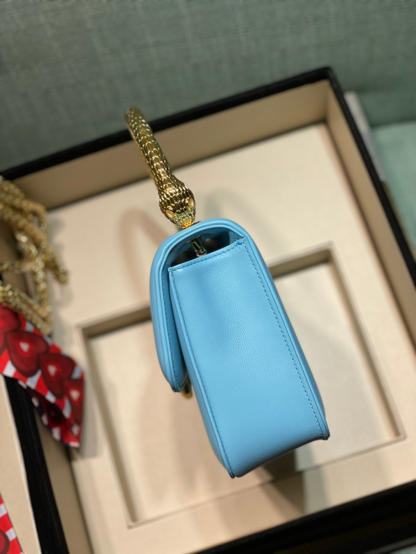 BVLGARI SPECIAL EDITION MARY KATRANTZOU X BVLGARI TOP HANDLE TOPEZ BLUE