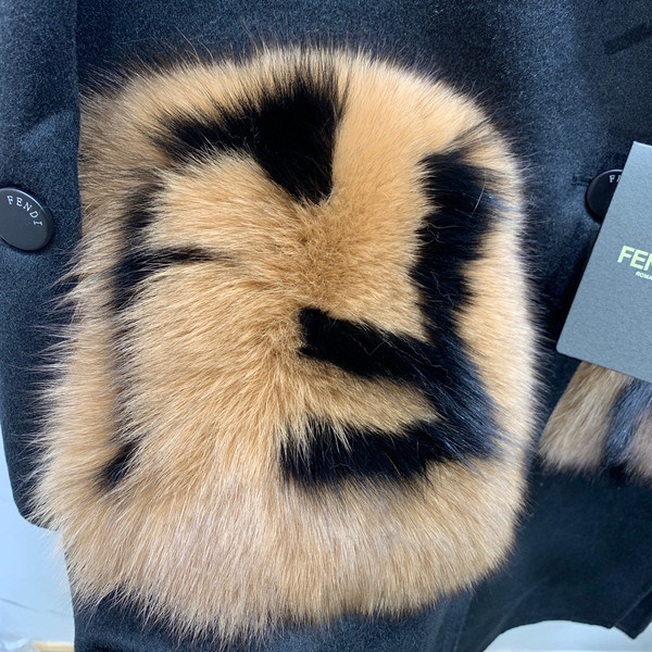 Fendi Black wool coat