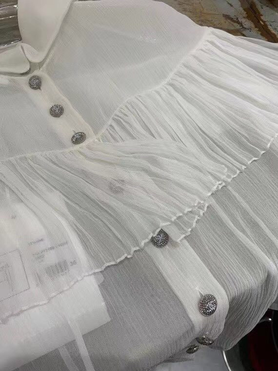 Chanel Silk Muslin BLOUSE