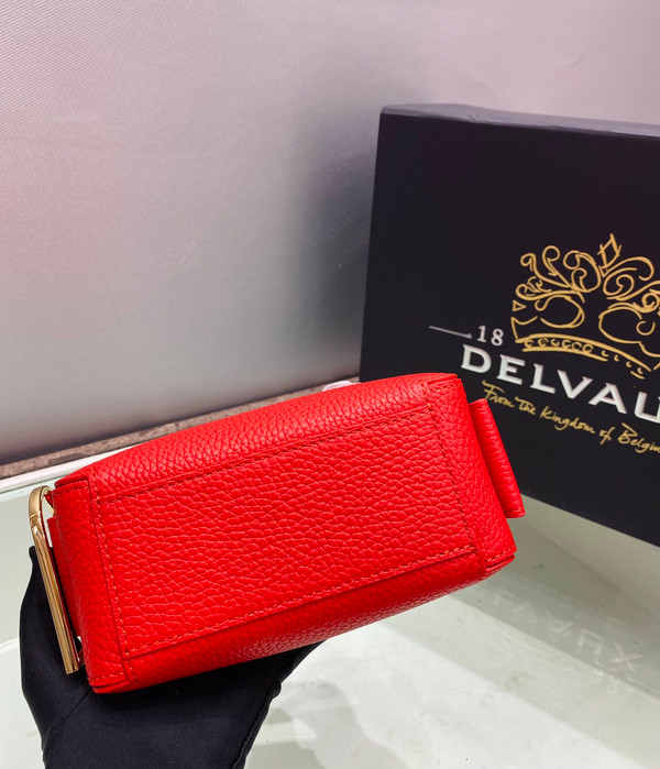 Delvaux Cool Box Nano Red