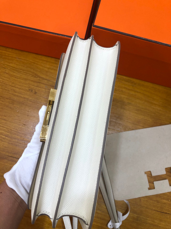 Hermes Cream Constance 26 Epsom Leather