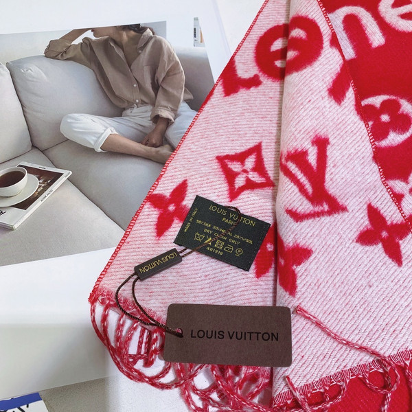 Louis Vuitton x Supreme scarf, sold with box and dust bag